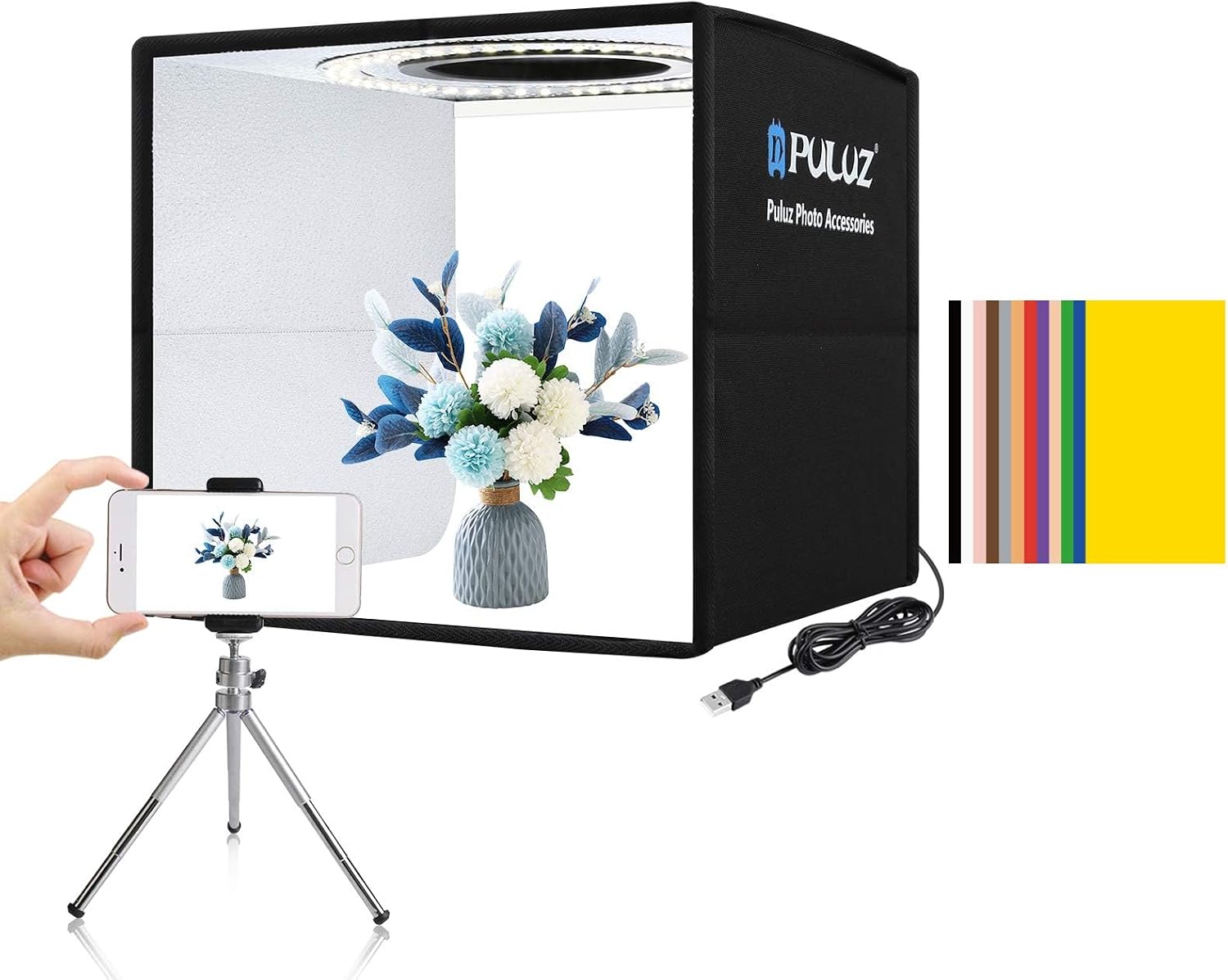 Led Light Panel Stream - RGB LED Panel Video Light with
