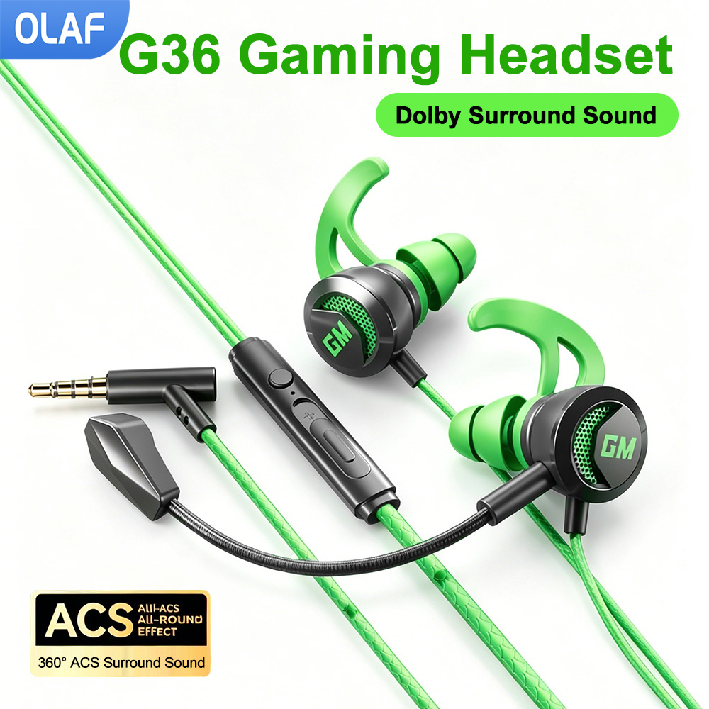 Esports Gaming Headphones - Type-C/3.5mm Wired Headphones With Microphone Gaming