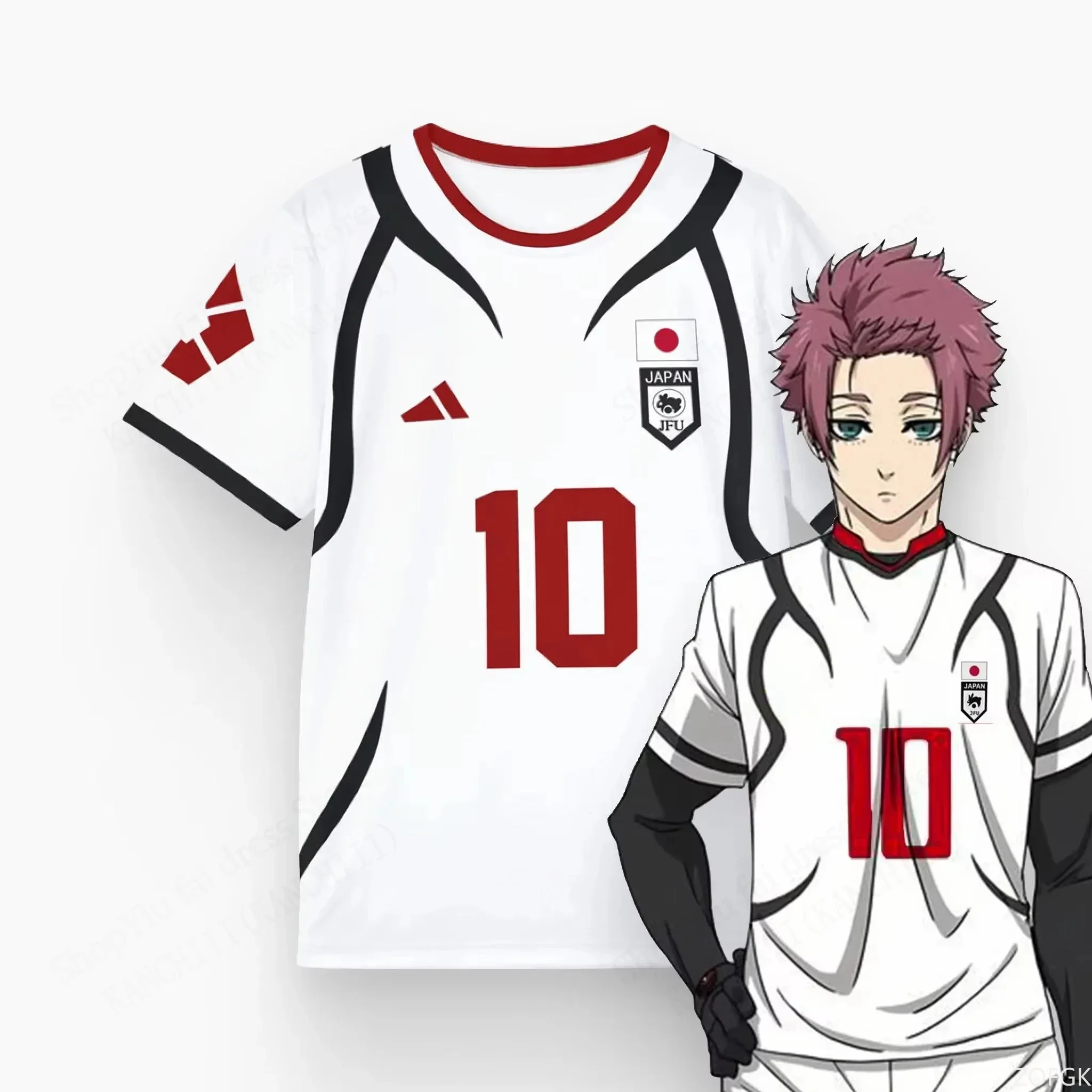 Mens Anime Jersey Blue Lock Sa - Esports Gaming Sleeve ulasan dan harga