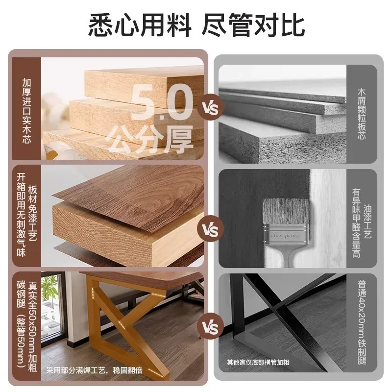 Solid Wood Computer Desk Espor - Esports Gaming Furniture ulasan dan harga