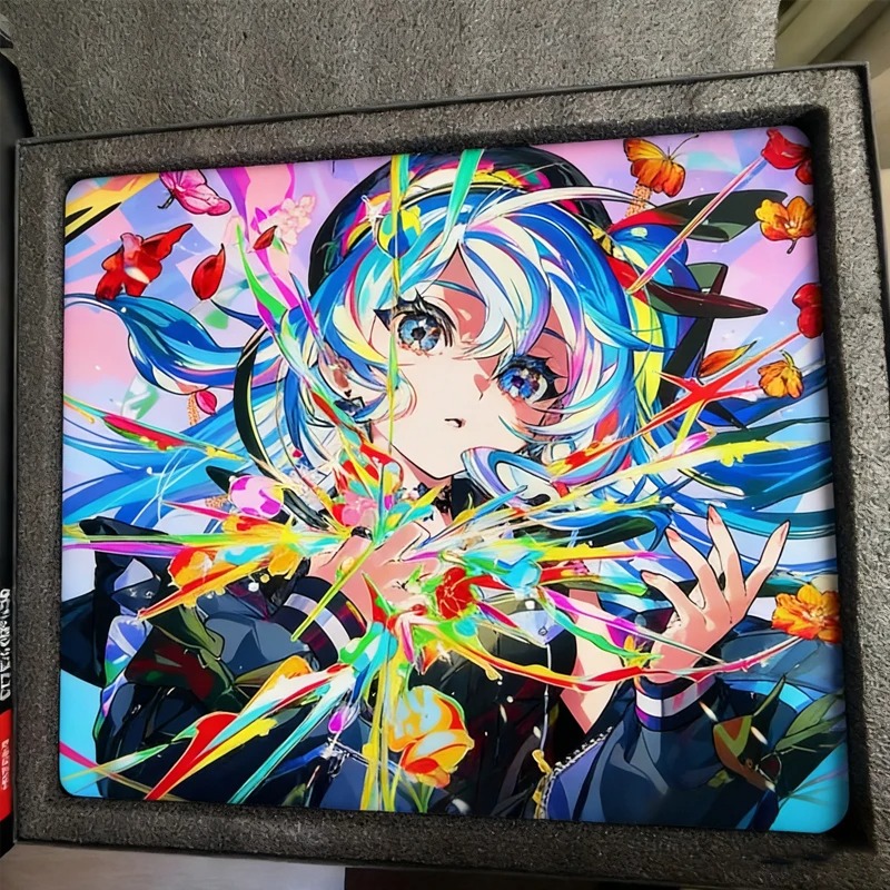 Hear Girl Glass Mousepad Sora  - Esports Gaming Table ulasan dan harga