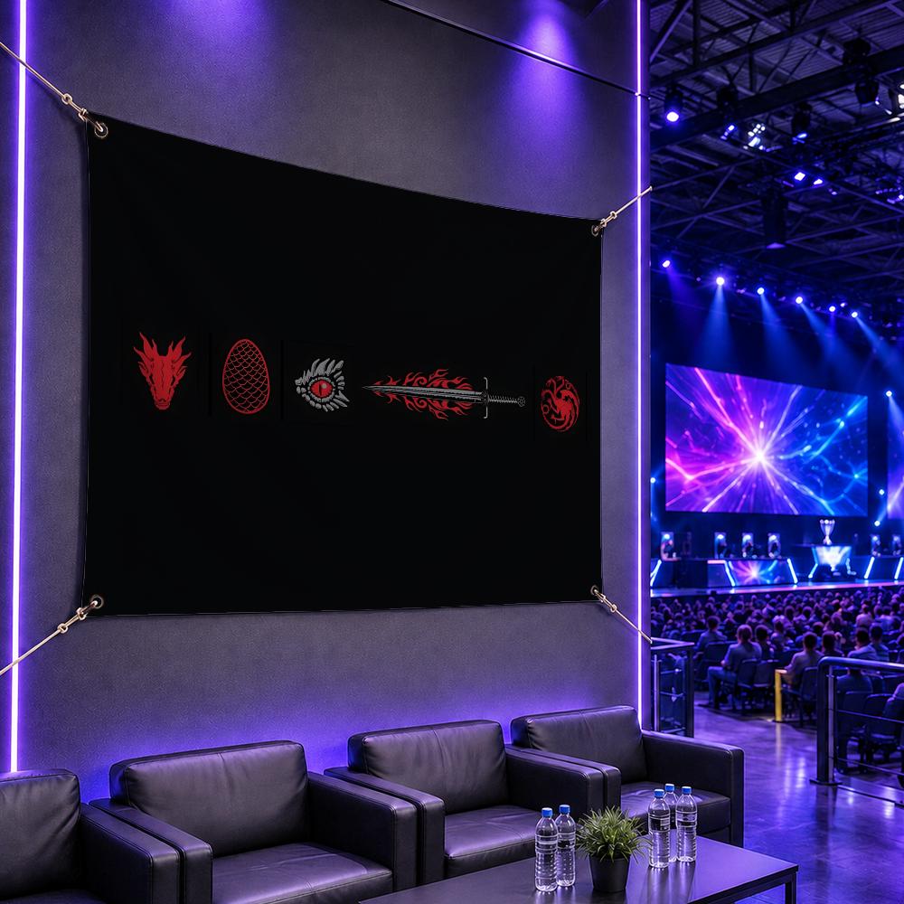 Famous Clan H-House TargaryenS - Esports Gaming Banner ulasan dan harga