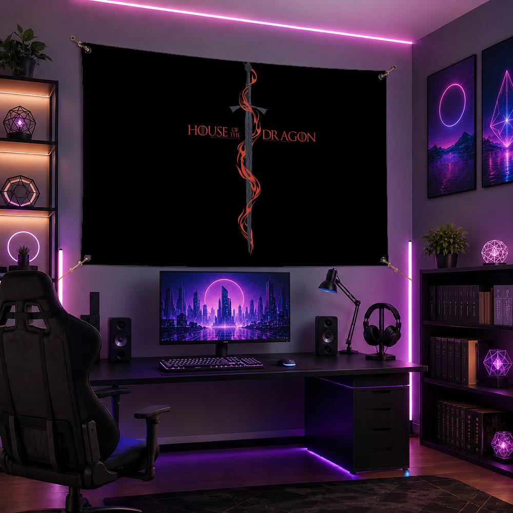 Famous Clan H-House TargaryenS - Esports Gaming Banner ulasan dan harga