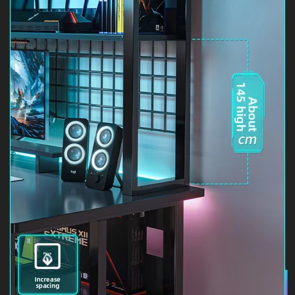 Modern Durable Metal+MDF Espor - Esports Gaming Furniture ulasan dan harga