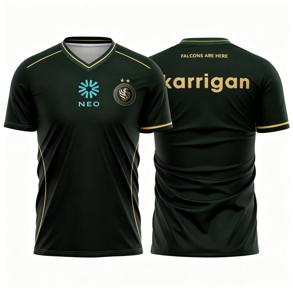 Team Falcons 2026 Training Uni - Esports Gaming Jersey Design ulasan dan harga