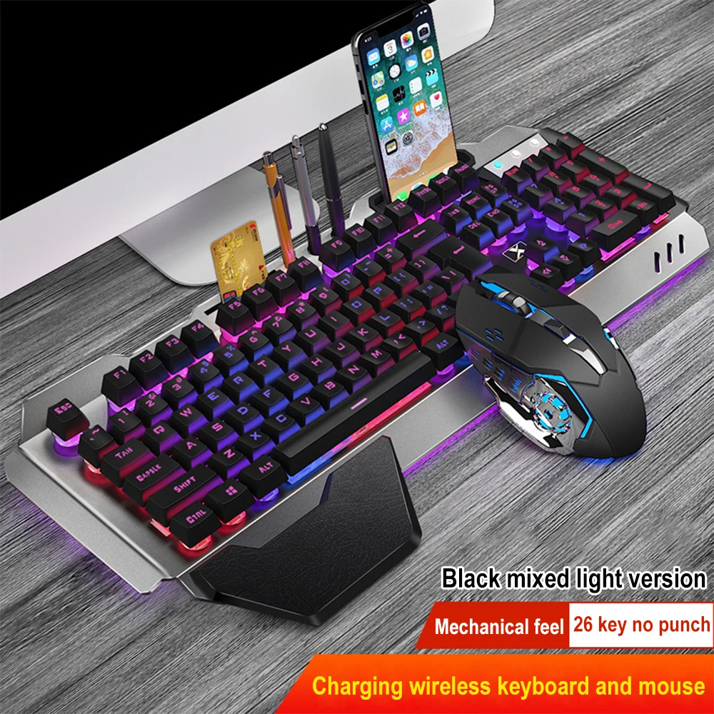 K680 Rechargeable 2.4G wireles - Esports Gaming Keyboard And Mouse ulasan dan harga
