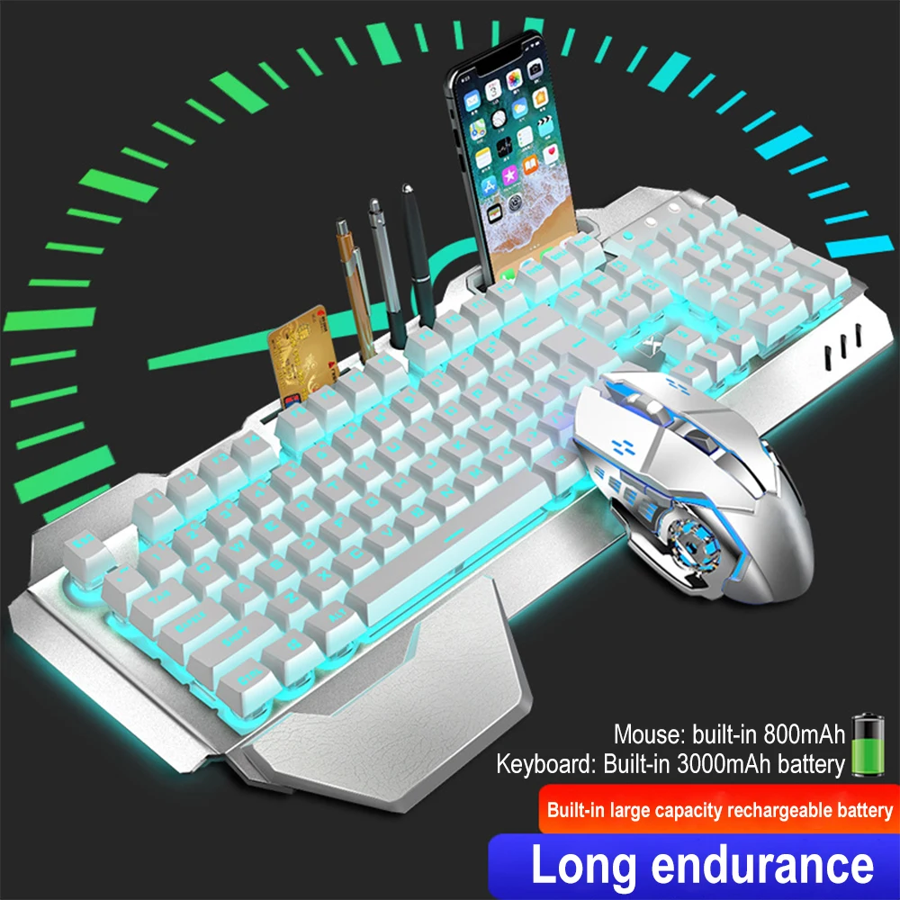 K680 Rechargeable 2.4G wireles - Esports Gaming Keyboard And Mouse ulasan dan harga
