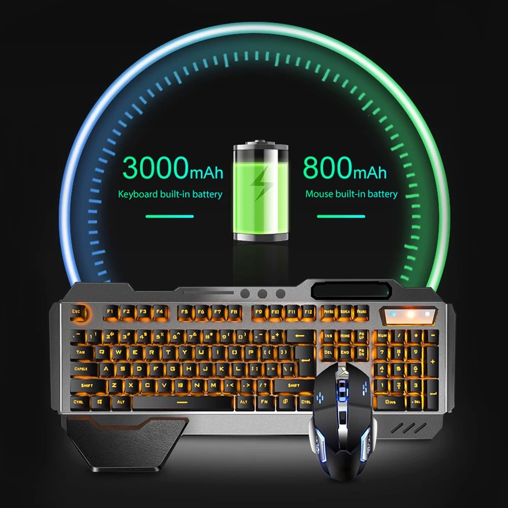 K680 Rechargeable 2.4G wireles - Esports Gaming Keyboard And Mouse ulasan dan harga