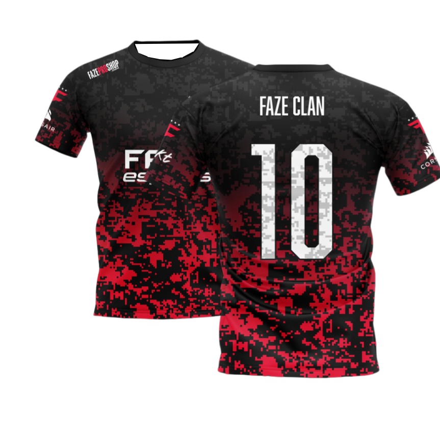 2026 New FaZe Esports Jersey B - Esports Gaming Jersey ulasan dan harga