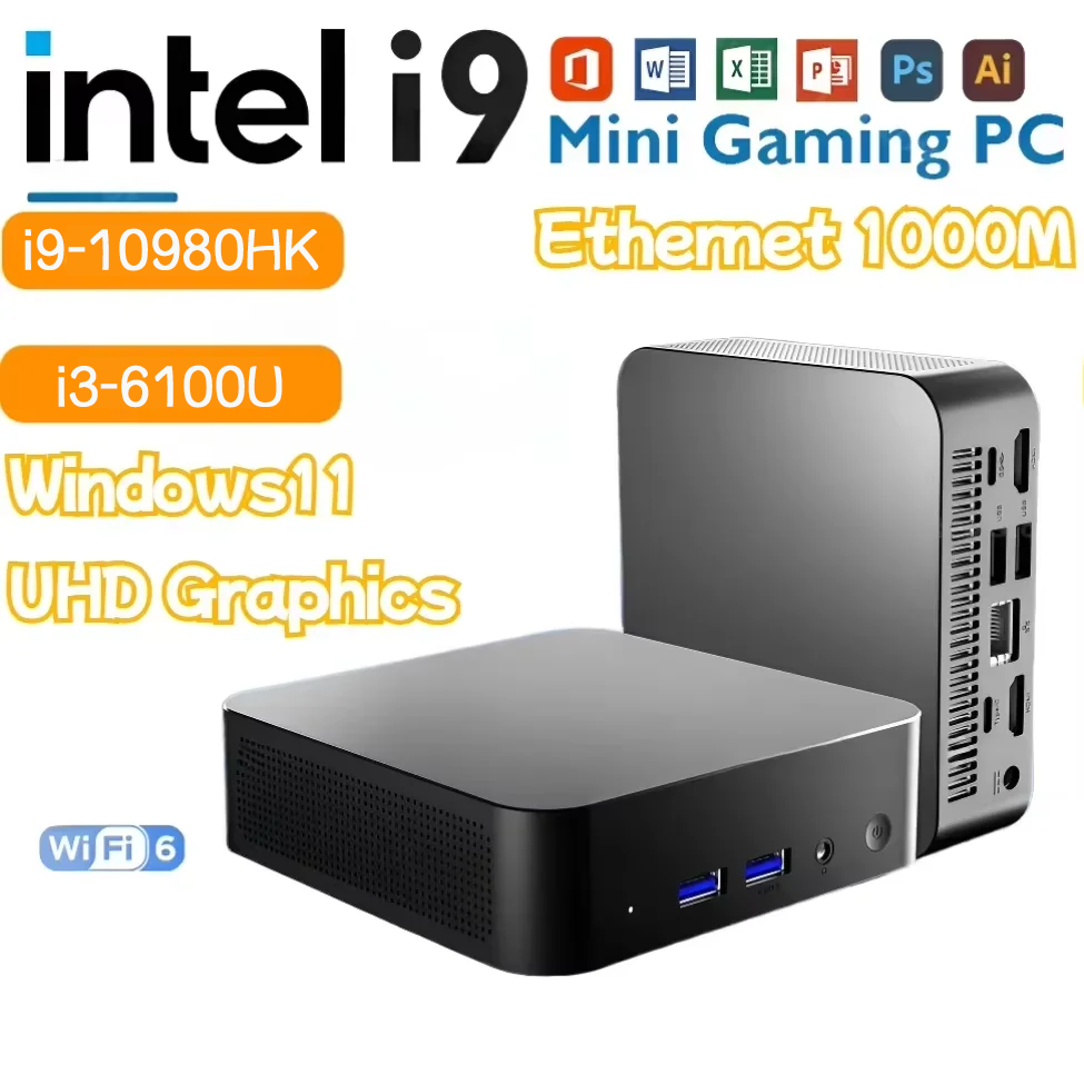 NEW MINI PC Computer Intel Cor - Esports Gaming Sleeve ulasan dan harga