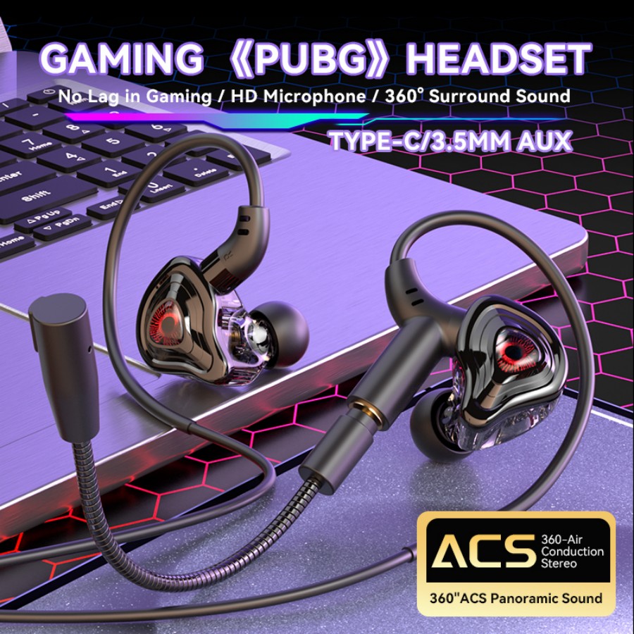 Esports Gaming Headset 360° Su - Esports Gaming Mobile ulasan dan harga