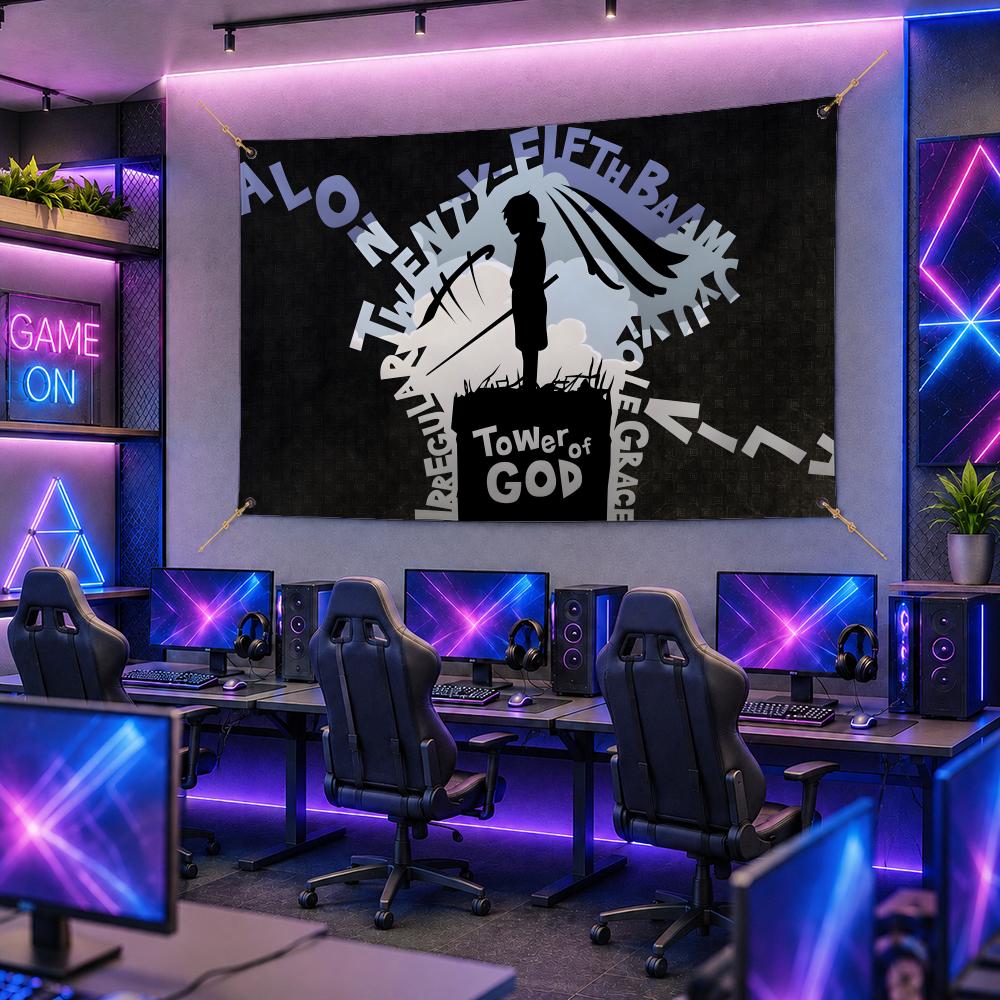 Popular Anime T-Tower of GodS  - Esports Gaming Banner ulasan dan harga