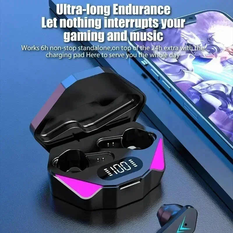 New TWS Bluetooth Earphones Wi - Esports Gaming Mobile ulasan dan harga