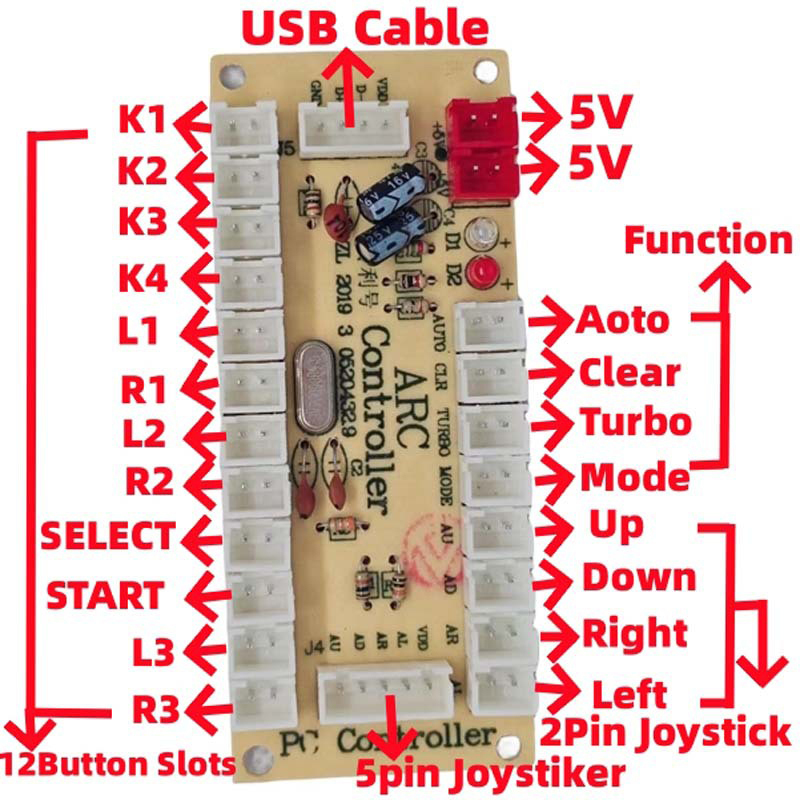 DIY Zero Delay Arcade USB Enco - Zero Esports Gaming Gear ulasan dan harga