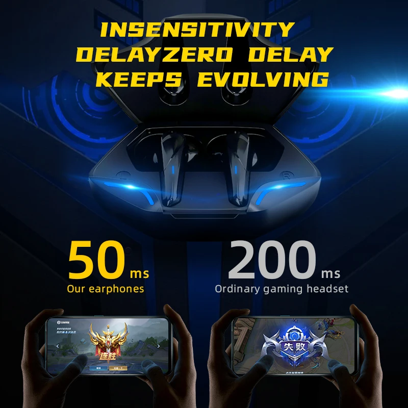 2026 Hot X15 TWS Wireless Blue - Esports Gaming Headphones ulasan dan harga