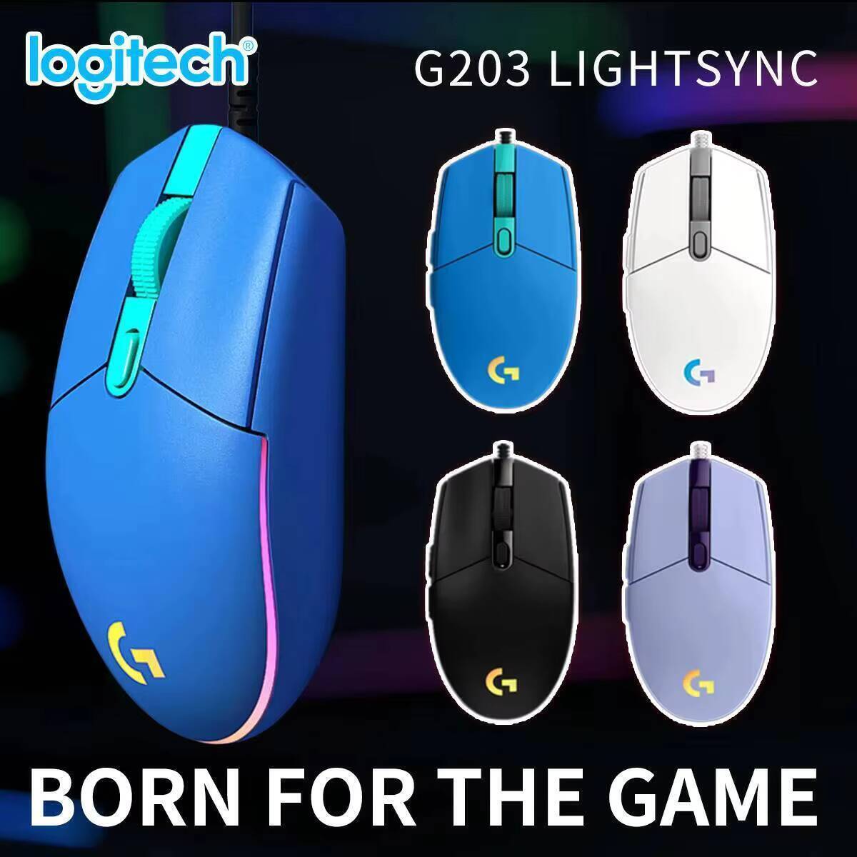Logitech G203 Wired Mouse for  - Logitech Mouse G203 ulasan dan harga