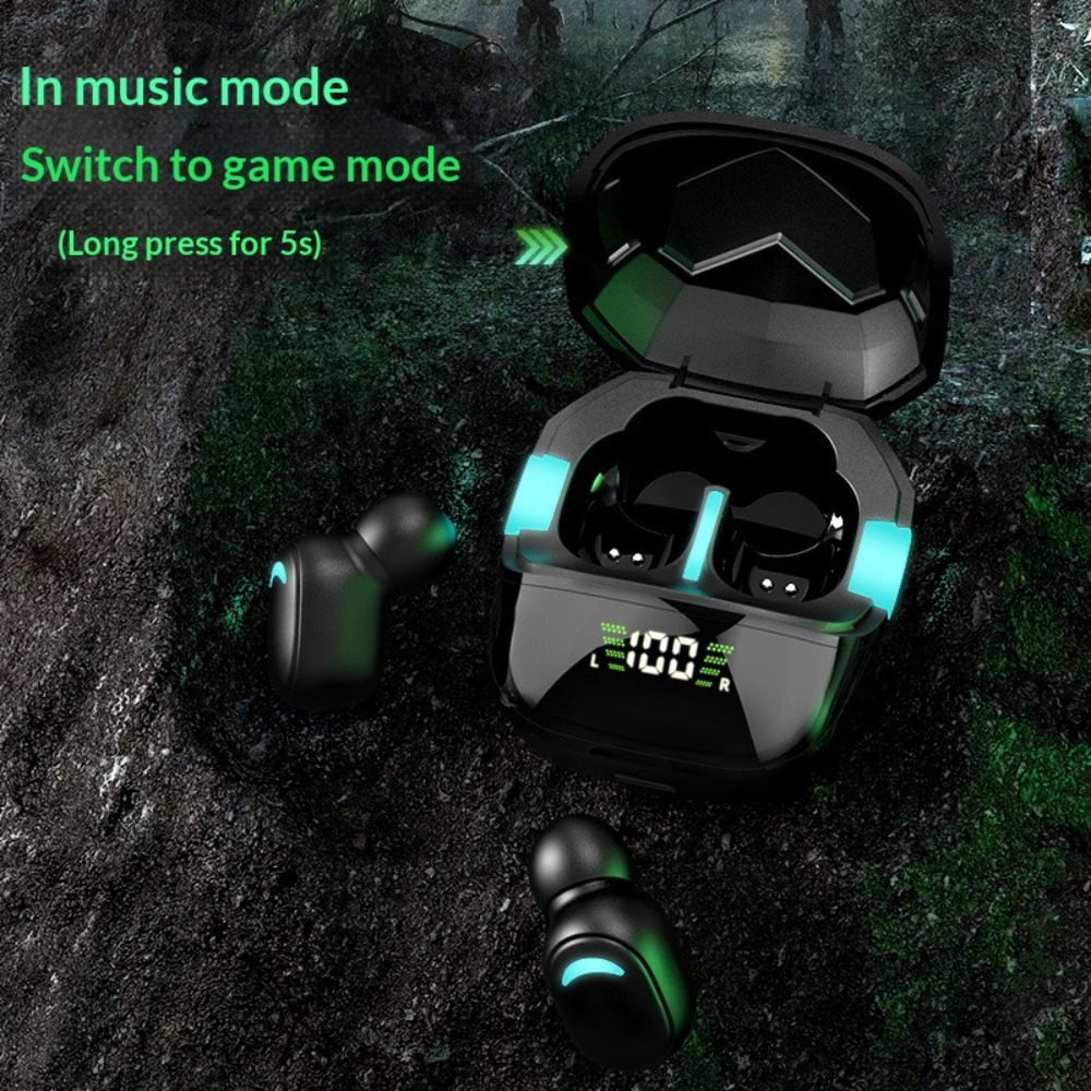 Bluetooth Headset Battery Leve - Esports Gaming Mobile ulasan dan harga