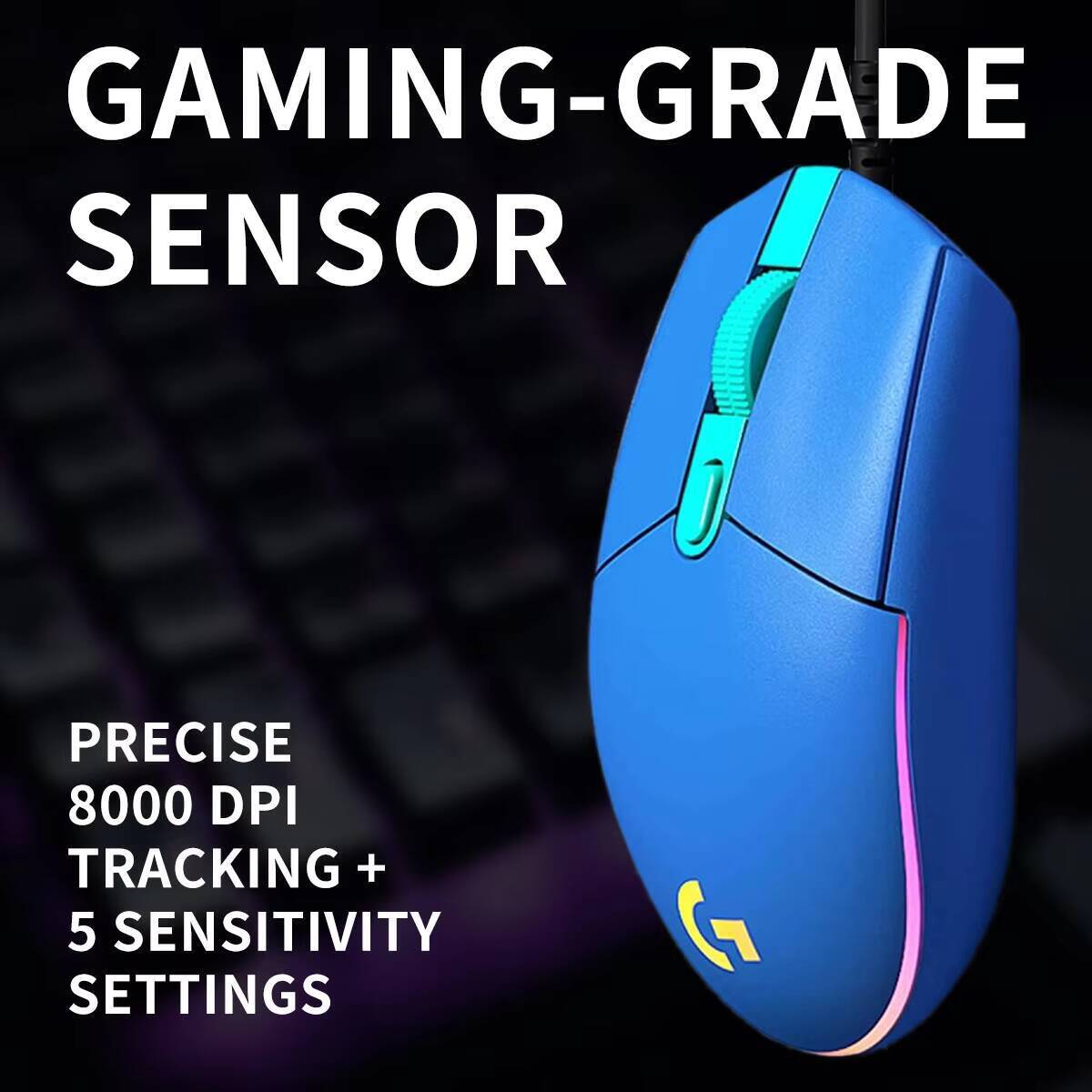 Logitech G203 Gaming Mouse 800 - Logitech Mouse G203 ulasan dan harga