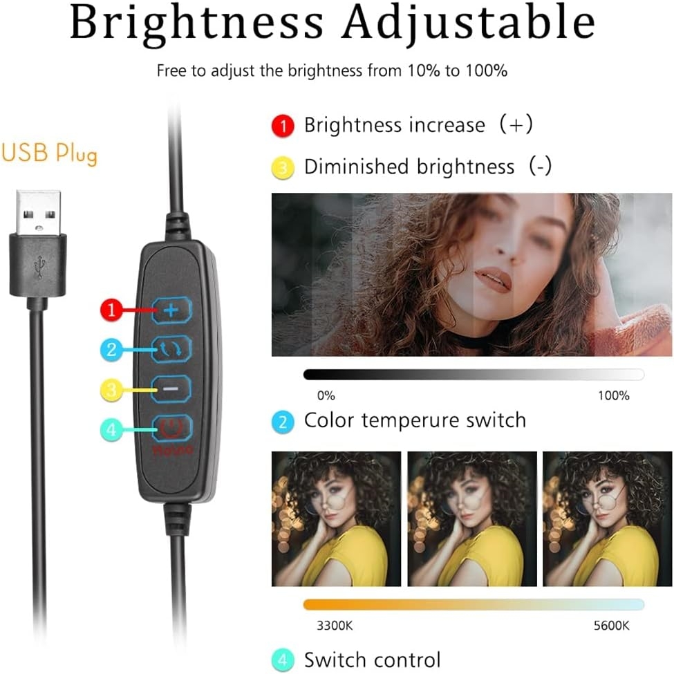 8 Inch Photo Studio LED 3000-6 - Led Light Panel Stream ulasan dan harga