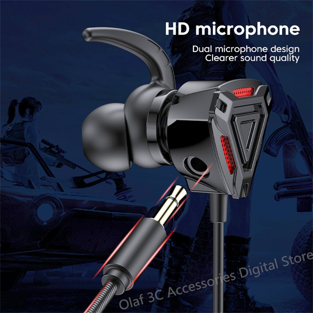 OLAF 3.5mm Wired Headphones Ga - Esports Gaming Headphones ulasan dan harga