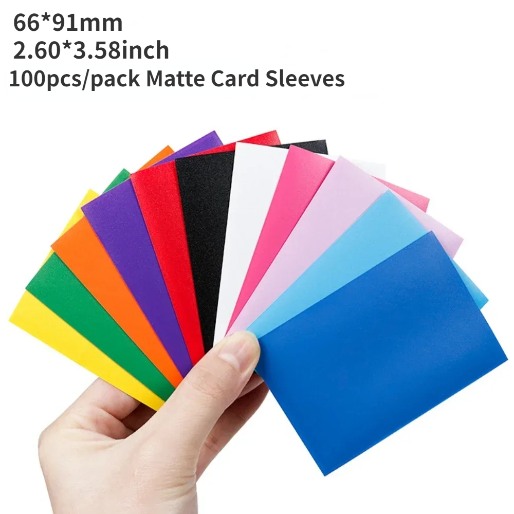 100PCS 66x91mm Matte Card Slee - Esports Gaming Sleeve ulasan dan harga