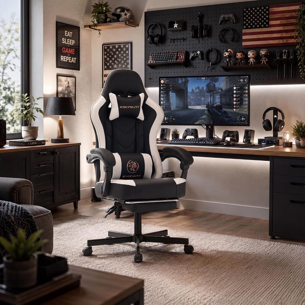 Desk Computer Gaming Chair - H - Gaming & Esports District ulasan dan harga