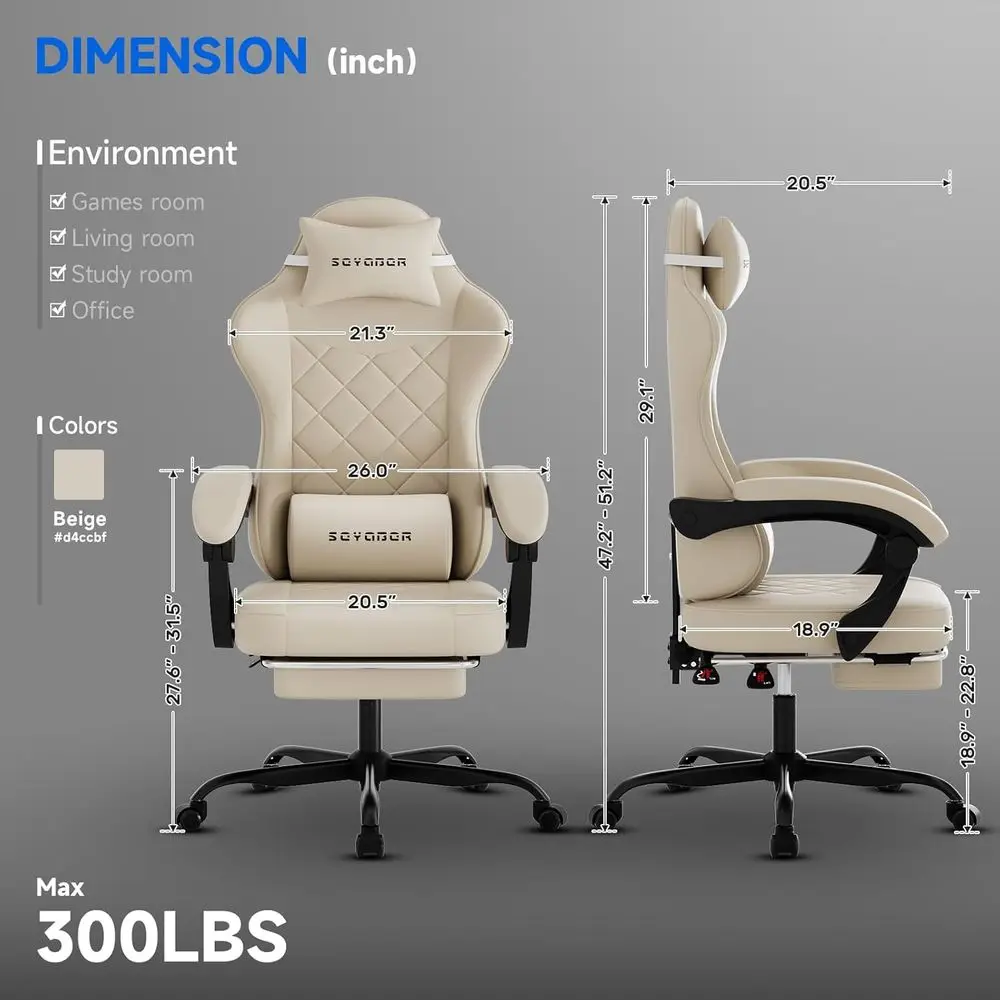 Ergonomic High-Back Swivel Cha - Gaming & Esports District ulasan dan harga