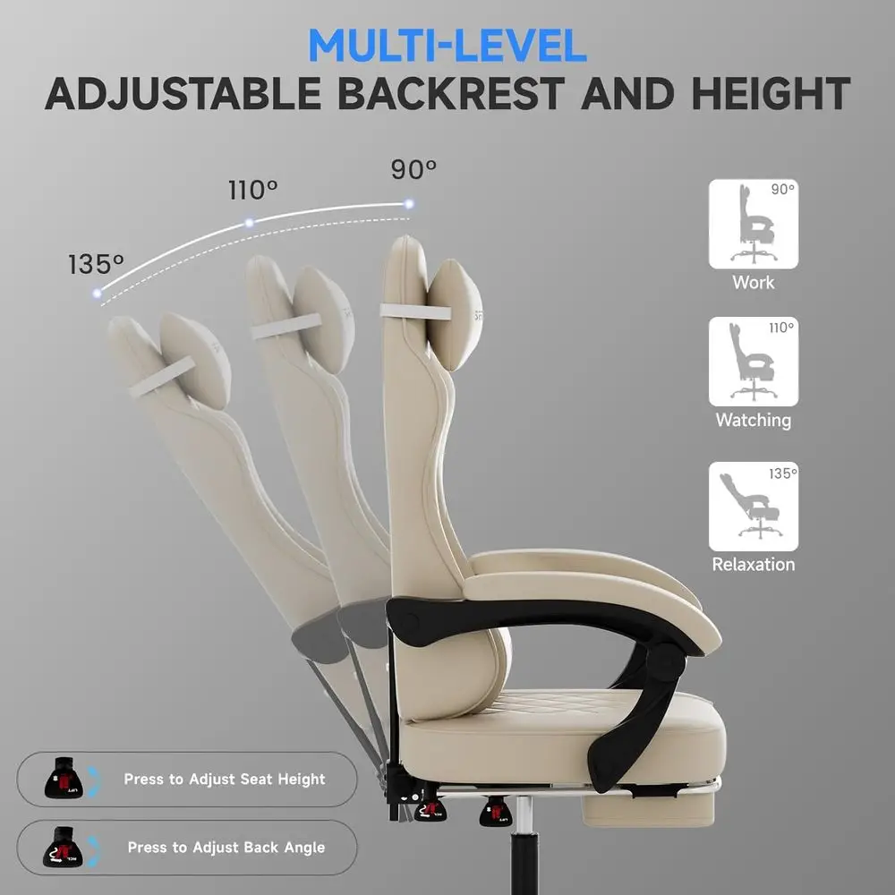 Ergonomic High-Back Swivel Cha - Gaming & Esports District ulasan dan harga