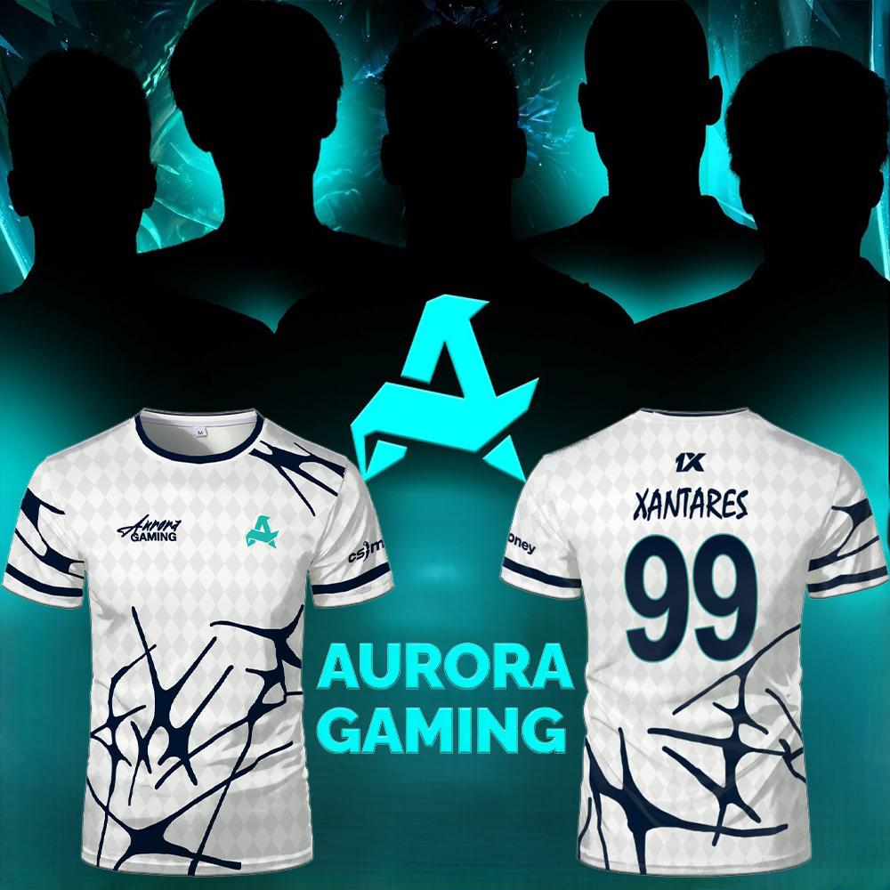 Esports Team Aurora Gaming Jer - Esports Gaming Jersey ulasan dan harga
