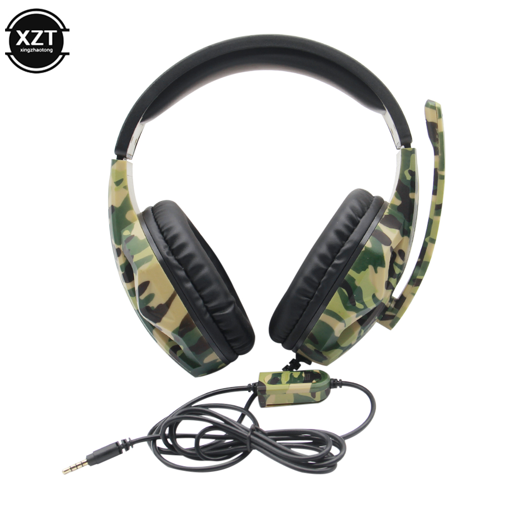Camouflage Gaming Headset 3.5m - Esports Gaming Headphones ulasan dan harga
