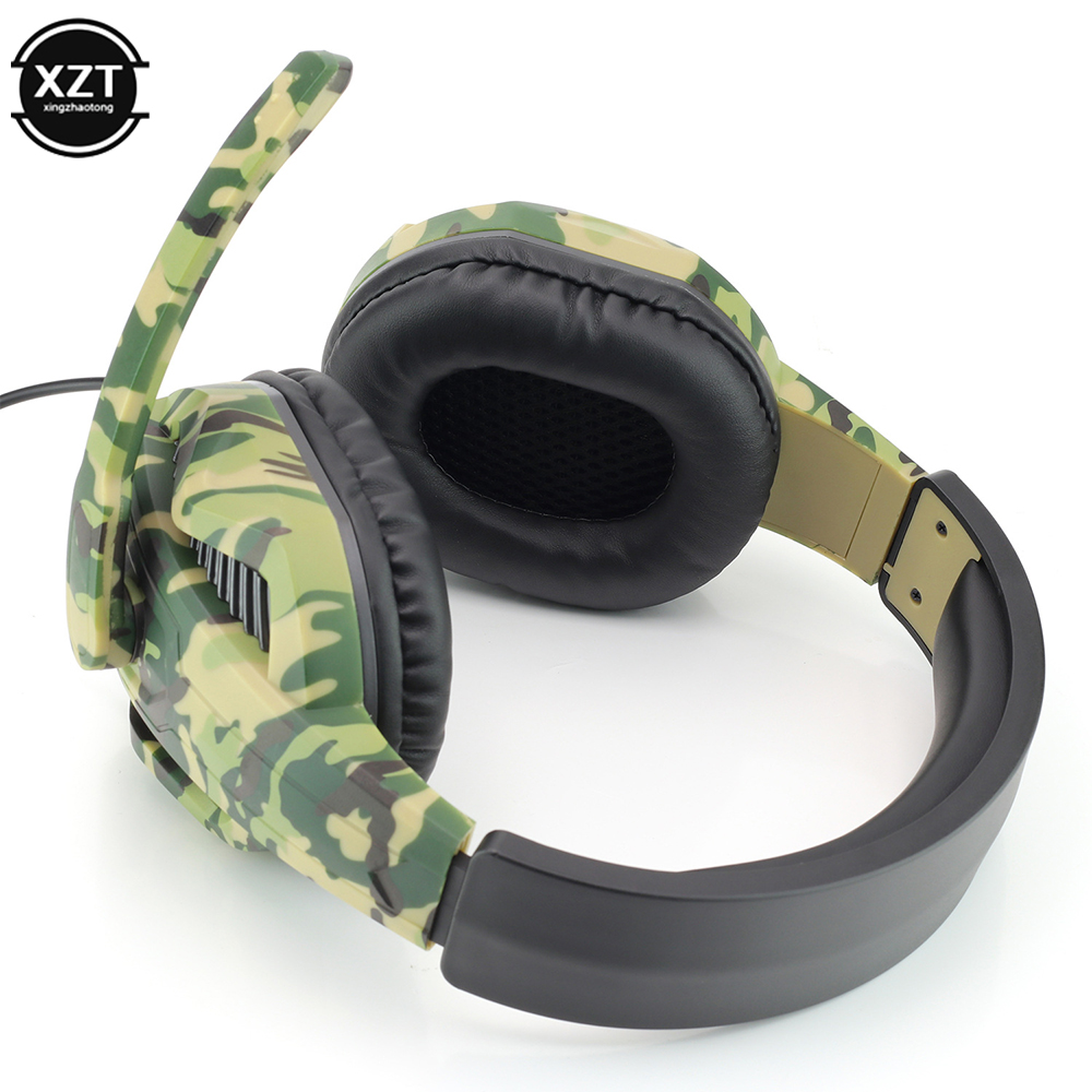 Camouflage Gaming Headset 3.5m - Esports Gaming Headphones ulasan dan harga