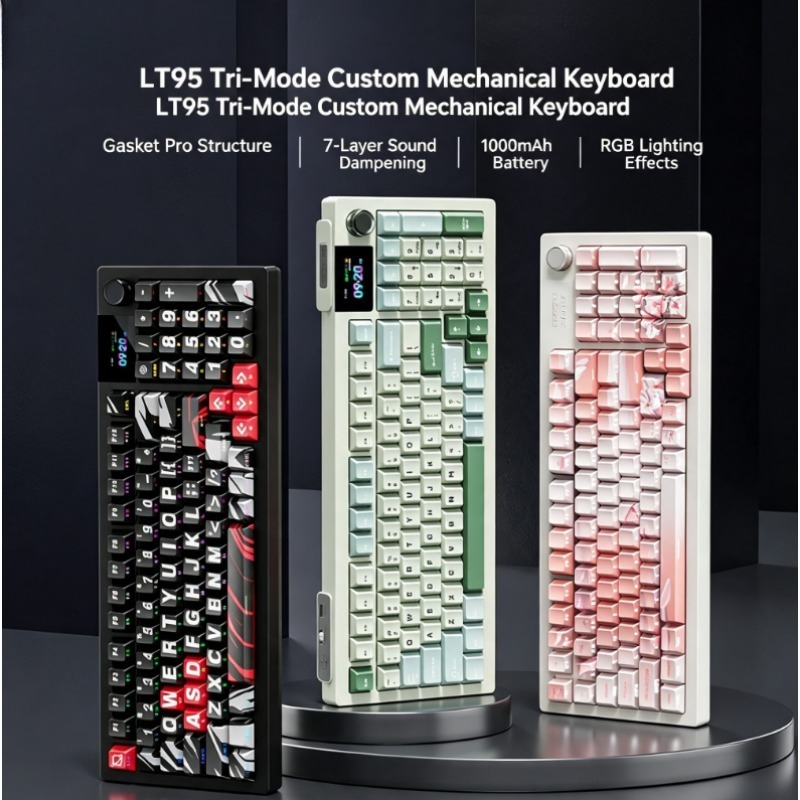 LT95 Tri-mode Mechanical Keybo - Esports Gaming Setup ulasan dan harga