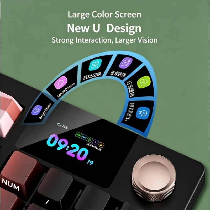 LT95 Tri-mode Mechanical Keybo - Esports Gaming Setup ulasan dan harga