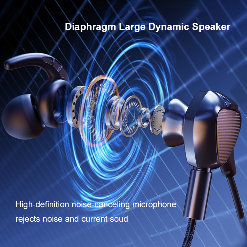 In Ear Gaming Earphones With M - Esports Gaming Headphones ulasan dan harga