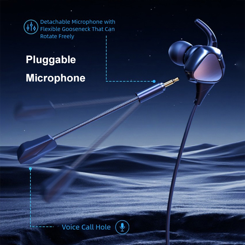 In Ear Gaming Earphones With M - Esports Gaming Headphones ulasan dan harga