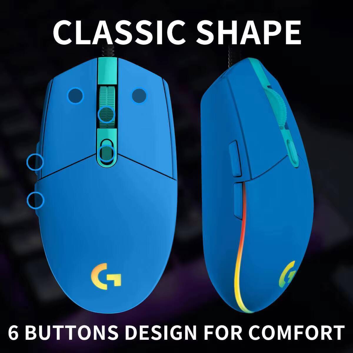 Logitech G203 Prodigy Wired Ga - Logitech Mouse G203 ulasan dan harga