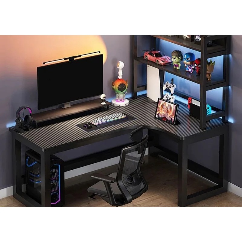 Adjustable Height L Shaped Cor - Esports Gaming Furniture ulasan dan harga