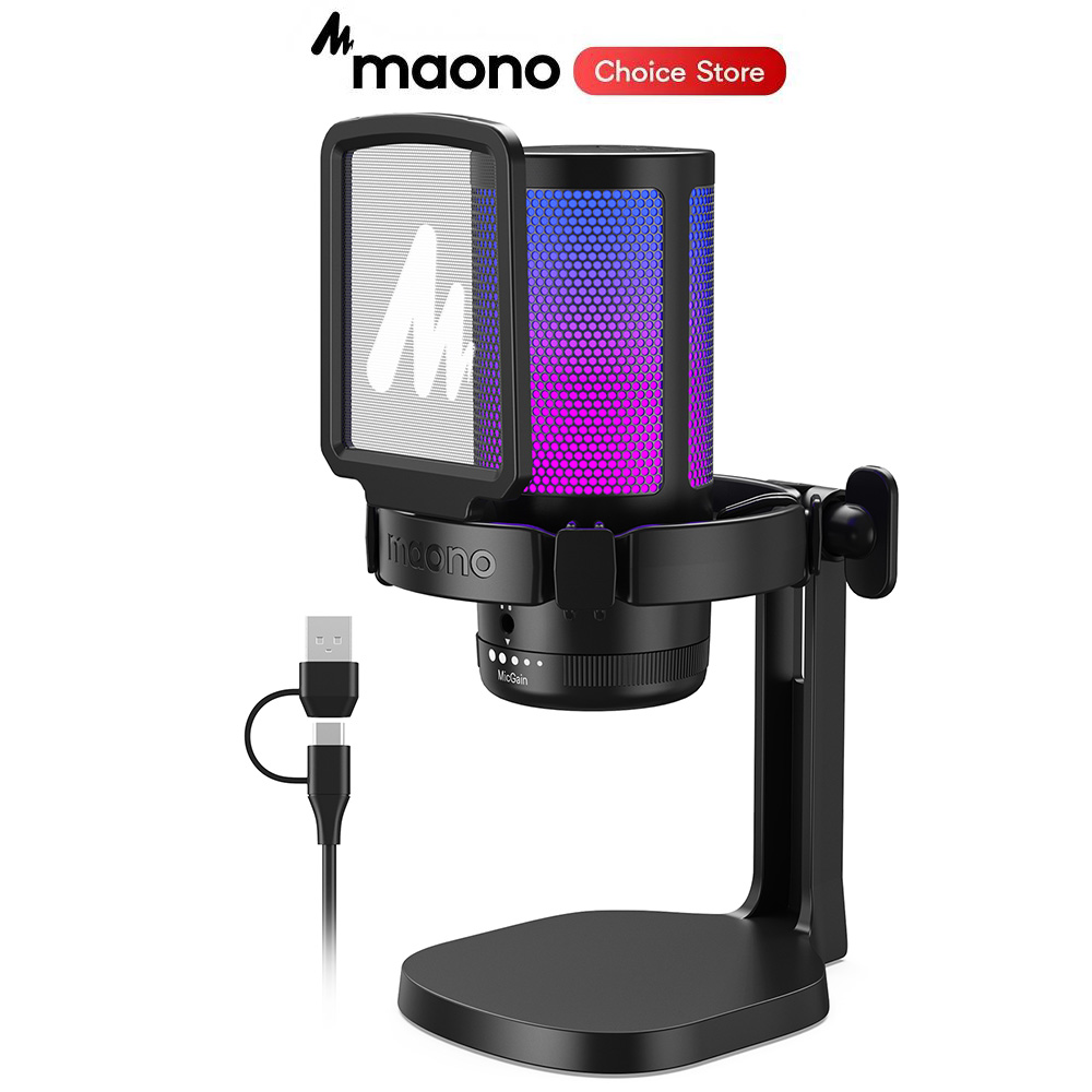 MAONO DGM20 Gaming Microphone  - Streaming Mic Condenser ulasan dan harga